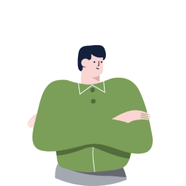 男性参加者のイラスト