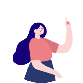 女性参加者のイラスト